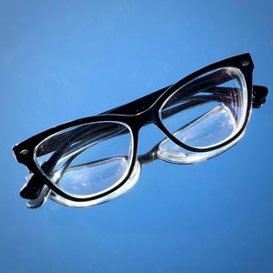 Zenni: Large hipster black glasses